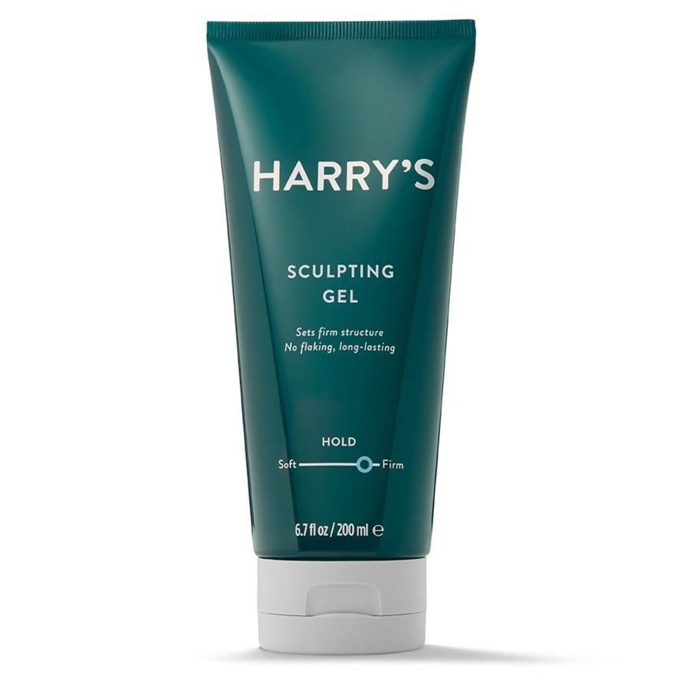 Harry's Sculpting Gel Mens 6.7 OZ Blue Firm Hold Polished Finish Hair Styling